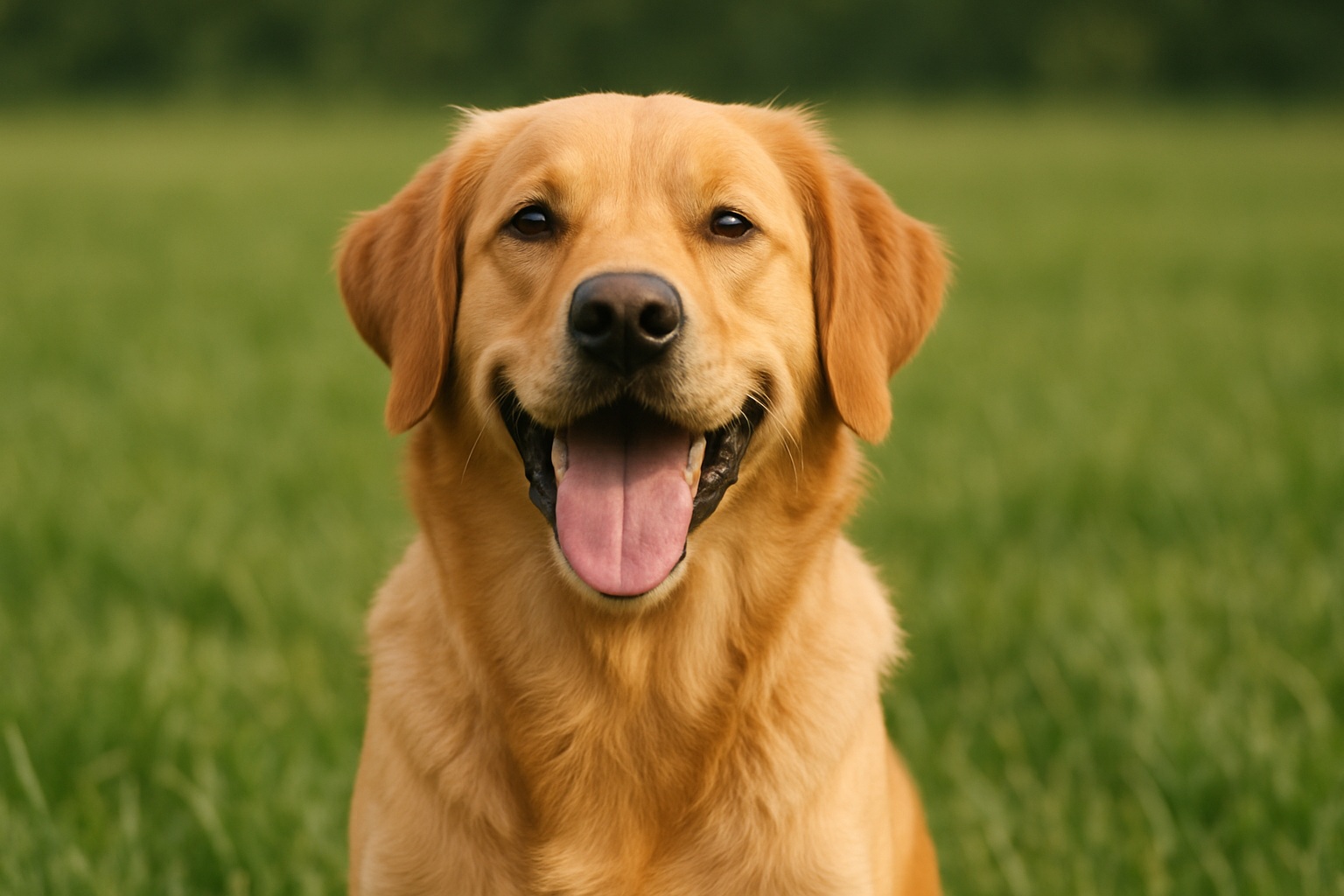 Glad hund